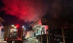 Uşak'ın Elmalıdere Mahallesi'nde yangın