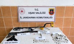 Uşak İl Jandarma Komutanlığı, Ulubey'te tarihi eser operasyonu yaptı