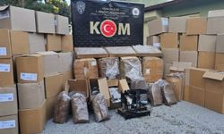 Uşak'ta kaçak sigara operaysonu