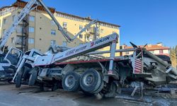 Uşak'ta beton pompası altında kalan Mehmet Can Aydoğan, kurtarılamadı!