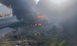 Uşak Yenişehir rampasında şarampole uçup yanan tankerin sürücüsü Saim Kurt hayatını kaybetti