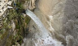 Emet Dereli Kaplıcalarındaki sular da tıpkı Gediz ve Menderes gibi taştı