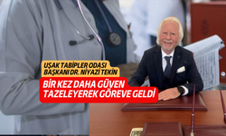 Uşak Tabipler Odası'nda 3'üncü kez Niyazi Tekin dönemi!