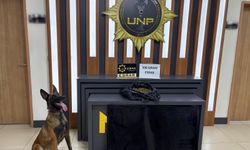 Uşak'ta zehir tacirleri incecik LED TV ekranına kadar indi!