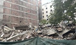 Uşak'ın komşusu Afyon'da otel yıkımı sırasında bazı dükkanlar hasar gördü