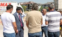Kütahya Belediye Başkanı Kahveci, kentte devam eden çalışmaları sahada inceledi