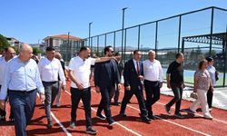 Demirci ve Salihli arasında yeni yapılan yol ve diğer yatırımları inceledi