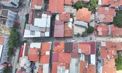 Uşak'ın göbeğindeki taş döşeme işi 15 güne bitecek