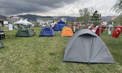 Afyon Belediyesi'nin desteğiyle yapılan kamp ve karavan festivali 50 aileyi buluşturdu