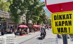 Uşak'ta elektrikli motor ve motosikletlerin sık girdiği İsmetpaşa'ya hareketli bariyer ve kapan çözümü