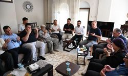 Uşak İl Emniyet Müdürü Çiftçi, merhum Mustafa Kuşçu'nun Ulubey'deki ailesini ziyaret etti