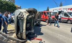 Uşak Gazi Bulvarı'ndaki kazada 4 kişi yaralandı
