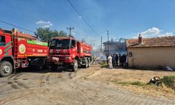 Uşak Banaz Susuz köyünde ev yangını