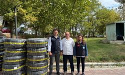 Selendi ve Gördes'teki üreticilere damlama sulama için destek