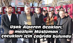 Uşak Alperen Ocakları, mazlum Müslüman çocukları için çağrıda bulundu