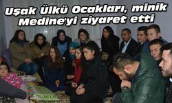 Uşak Ülkü Ocakları, minik Medine'yi ziyaret etti