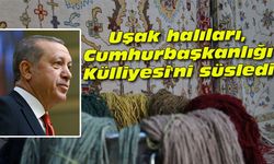 Uşak halıları, Cumhurbaşkanlığı Külliyesi'ni süsledi