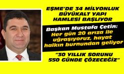 "Eşme'de hayat halkın burnundan gelmesin diye...."