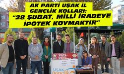 Uşak AK Gençlik: 28 Şubat'ta milli iradeye ipotek koydular