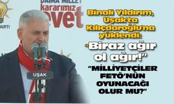 Binali Yıldırım, Uşak'ta Kılıçdaroğlu'na yüklendi: Biraz ağır ol ağır!