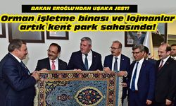Orman işletme binası ve lojmanlar artık kent park sahasında!