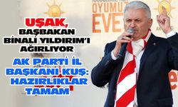 Uşak, Başbakan Binali Yıldırım'ı ağırlıyor