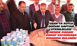 Mende Pazarı esnafı, bu yıl ikinci kez Kutlu Doğum etkinliği yaptı