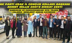 Uşak AK Gençlik, 2001 krizini böyle hatırlattı!