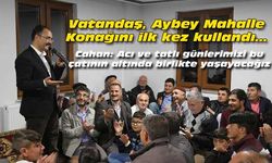 Vatandaş, Aybey Mahalle Konağını ilk kez kullandı...
