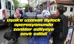 Uşak'a uzanan Bylock operasyonunda zanlılar adliyeye sevk edildi
