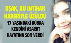 Uşak'ta 17 yaşındaki genç kız, kendini asarak intihar etti