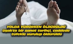 Uşak'ta bir sanat tarihçi, caddede tüfekle vurulup öldürüldü