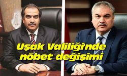 Uşak Valiliği'nde nöbet değişimi