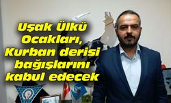 Uşak Ülkü Ocakları, Kurban derisi bağışlarını kabul edecek