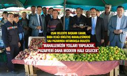 Cahan, Salı pazarında vatandaş ve esnafla buluştu