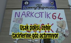 Uşak polisi, zehir tacirlerine göz açtırmıyor