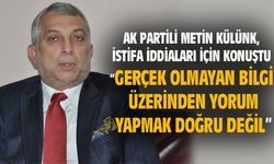 Metin Külünk: Gerçek olmayan bilgiler üzerinden yorum yapmak doğru değil