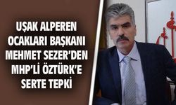 Uşak Alperen Ocakları Başkanı, Öztürk'e sert tepki gösterdi