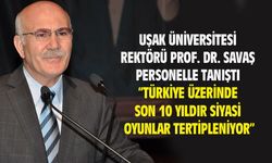 Rektör Savaş: Türkiye üzerinde siyasi oyunlar tertip ediliyor