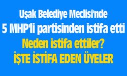 Uşak Belediye Meclisi'nde 5 MHP'li  partisinden istifa etti