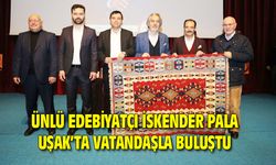 İskender Pala, memleketi Uşak'ta vatandaşla buluştu
