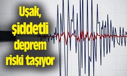 Uşak, şiddetli deprem riski taşıyor...