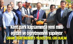 Kent park kapsamında yeni milli eğitim ve öğretmenevi yapılıyor