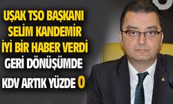 Uşak TSO'nun girişimcileri sonucu geri dönüşümde KDV sıfıra indi