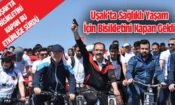 Uşak’ta Sağlıklı Yaşam İçin Bisikletini Kapan Geldi