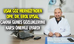 Erol Uysal, çakma güneş gözlüklerine karşı uyarıyor