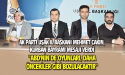 Mehmet Çakın, Kurban Bayramı için bir mesaj yayınladı