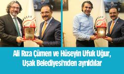 Ali Rıza Çümen ve Hüseyin Ufuk Uğur, Uşak Belediyesi'nden ayrıldı