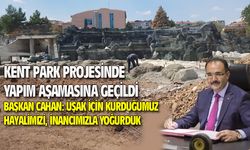 Kent park projesinde yapım aşamasına geçildi