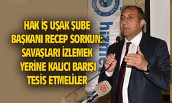 Recep Sorkun: Savaşı izlemek yerine, kalıcı barışı tesis etmek gerek